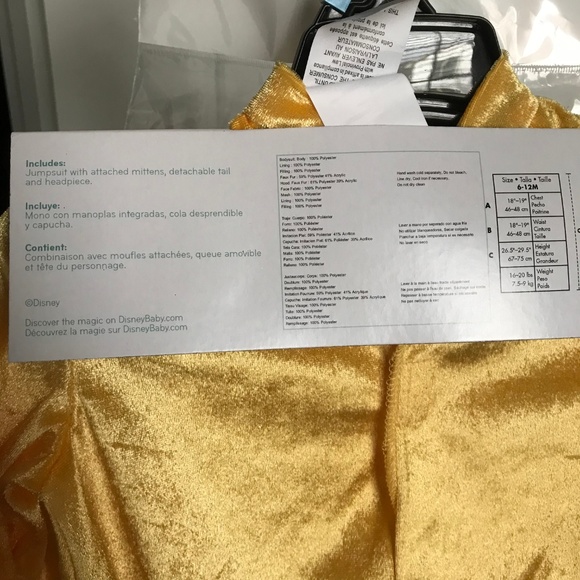 2 FOR $20 Disney Baby Simba Costume Lion King Nala - Picture 4 of 8